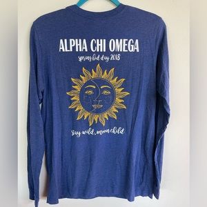 Alpha Chi Omega Long Sleeve Tee Shirt